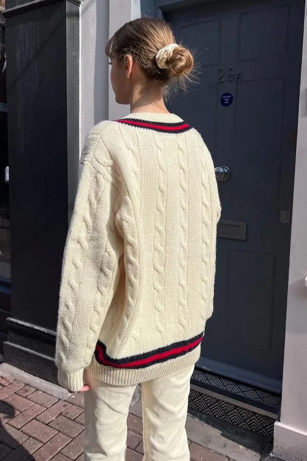 Clothing Nikki Heavy Wool Stripe Sweater Brandy Melville SWEATERS