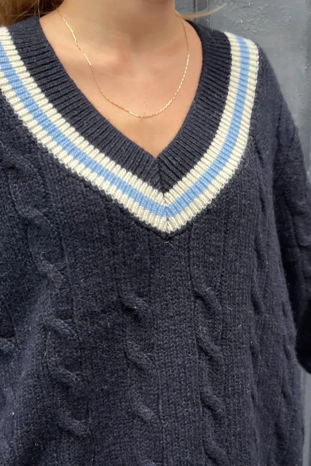 Clothing Nikki Heavy Wool Stripe Sweater Brandy Melville SWEATERS