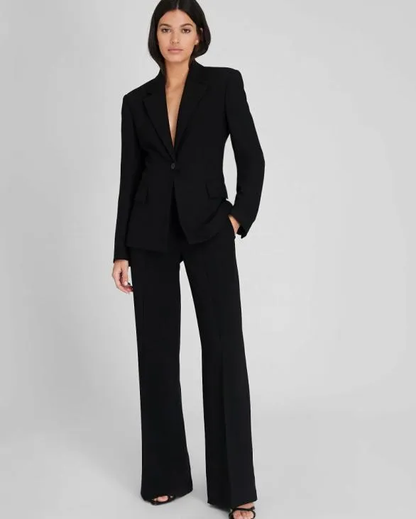 Club Monaco Blazers and Suiting Cinched Waist Blazer Black 8211 Women