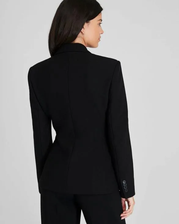Club Monaco Blazers and Suiting Cinched Waist Blazer Black 8211 Women