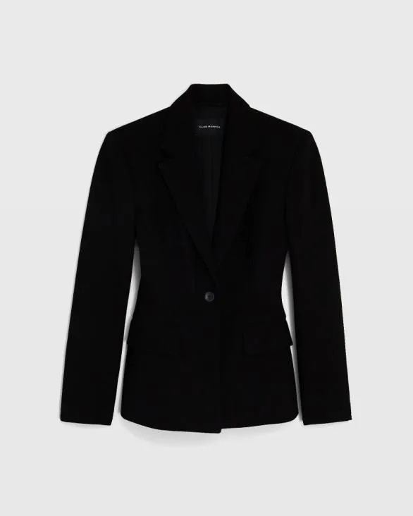 Club Monaco Blazers and Suiting Cinched Waist Blazer Black 8211 Women