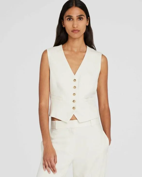 Club Monaco Blazers and Suiting Classic Flawless Vest Sandstone 8211 Women
