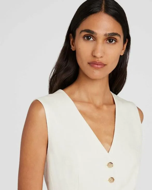 Club Monaco Blazers and Suiting Classic Flawless Vest Sandstone 8211 Women