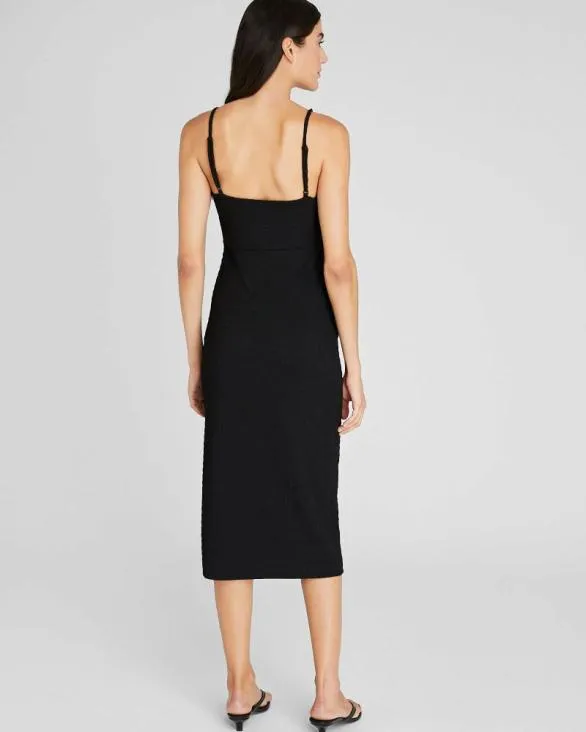 Club Monaco Dresses and Jumpsuits Mock Smock Midi Dress Black 8211 Women