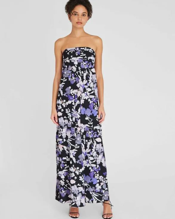 Club Monaco Dresses and Jumpsuits Strapless Printed Maxi Dress Purple Mix 8211 Women Club Monaco Dresses and Jumpsuits Strapless Printed Maxi Dress Purple Mix 8211 Women
