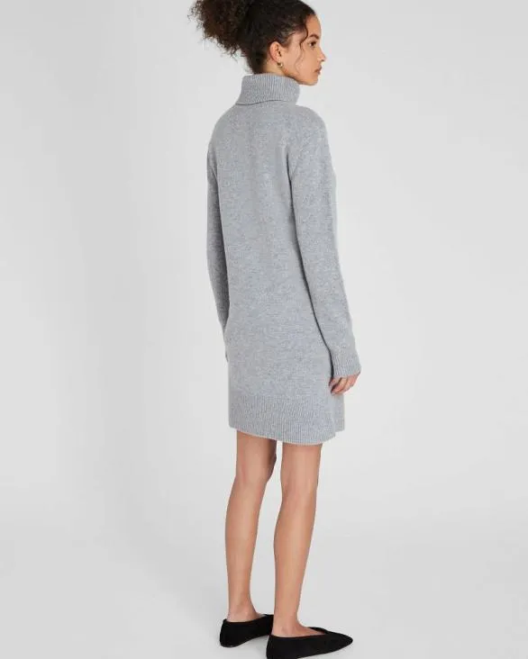 Club Monaco Dresses and Jumpsuits WoolCashmere Blend Mini Turtleneck Dress Medium Heather Grey 8211 Women