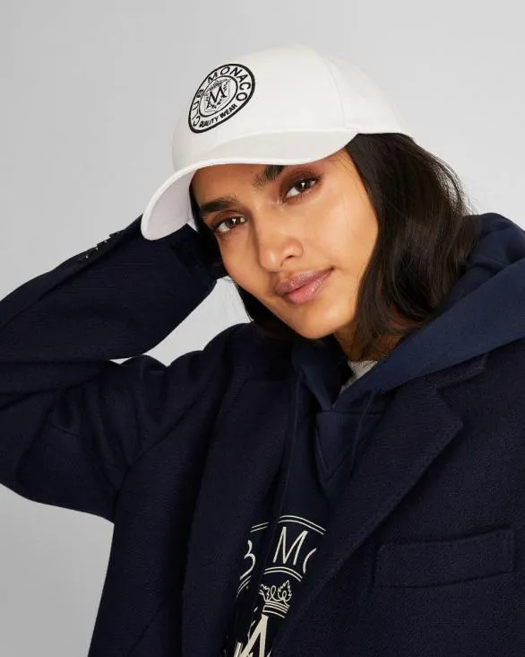 Club Monaco Hats Scarves and Gloves Crest Baseball Cap White Base 8211 Men