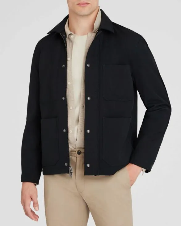 Club Monaco Jackets and Coats Bonded Chore Jacket Charcoal 8211 Men