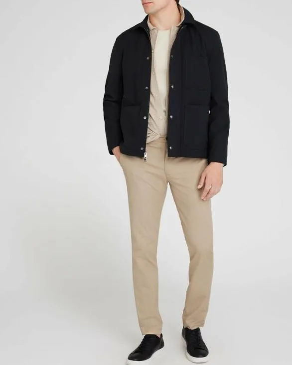 Club Monaco Jackets and Coats Bonded Chore Jacket Charcoal 8211 Men