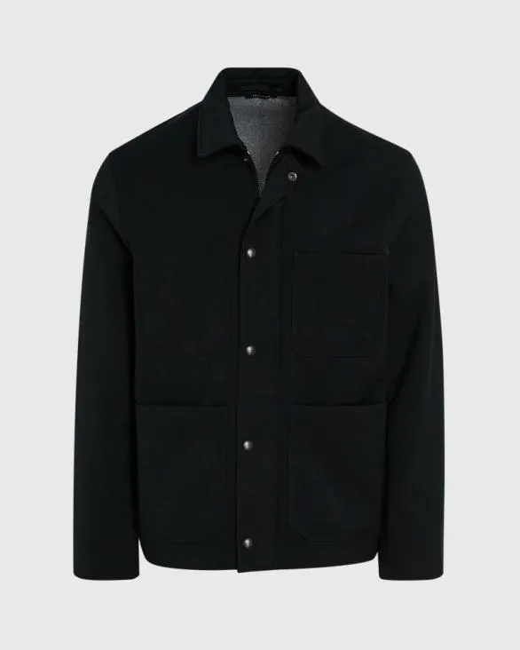 Club Monaco Jackets and Coats Bonded Chore Jacket Charcoal 8211 Men