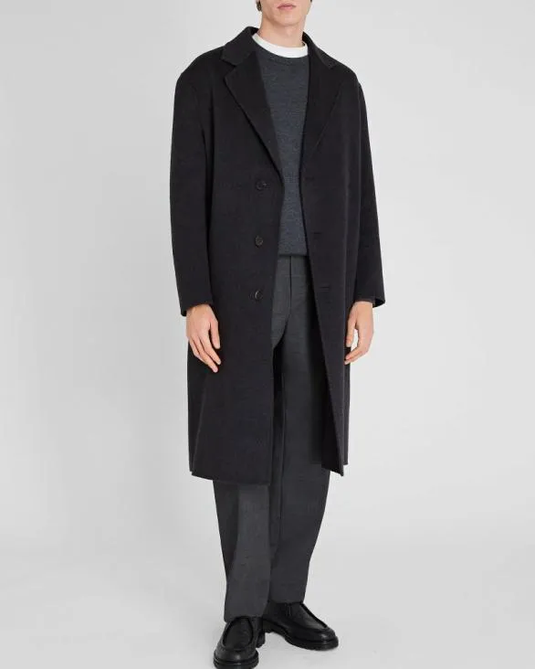 Club Monaco Jackets and Coats Capsule Relaxed SingleBreasted Wool Coat Dark Grey 8211 Men Club Monaco Jackets and Coats Capsule Relaxed SingleBreasted Wool Coat Dark Grey 8211 Men