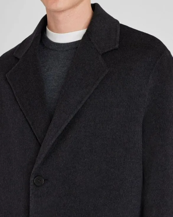 Club Monaco Jackets and Coats Capsule Relaxed SingleBreasted Wool Coat Dark Grey 8211 Men