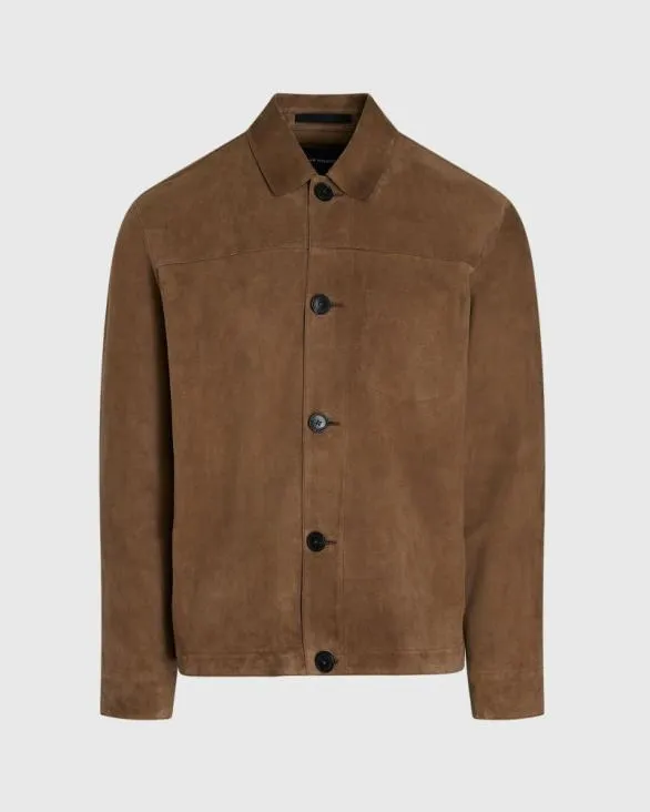 Club Monaco Jackets and Coats Lightweight Suede Jacket Oak 8211 Men