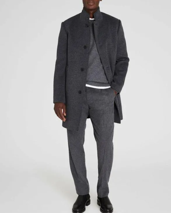 Club Monaco Jackets and Coats Loukas Solid Coat Charcoal 8211 Men