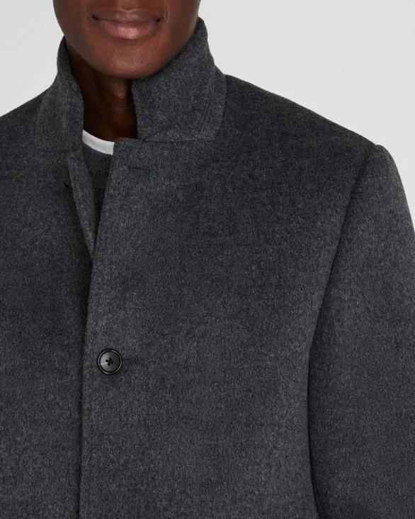 Club Monaco Jackets and Coats Loukas Solid Coat Charcoal 8211 Men