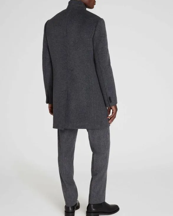 Club Monaco Jackets and Coats Loukas Solid Coat Charcoal 8211 Men