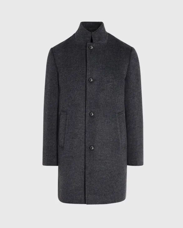 Club Monaco Jackets and Coats Loukas Solid Coat Charcoal 8211 Men