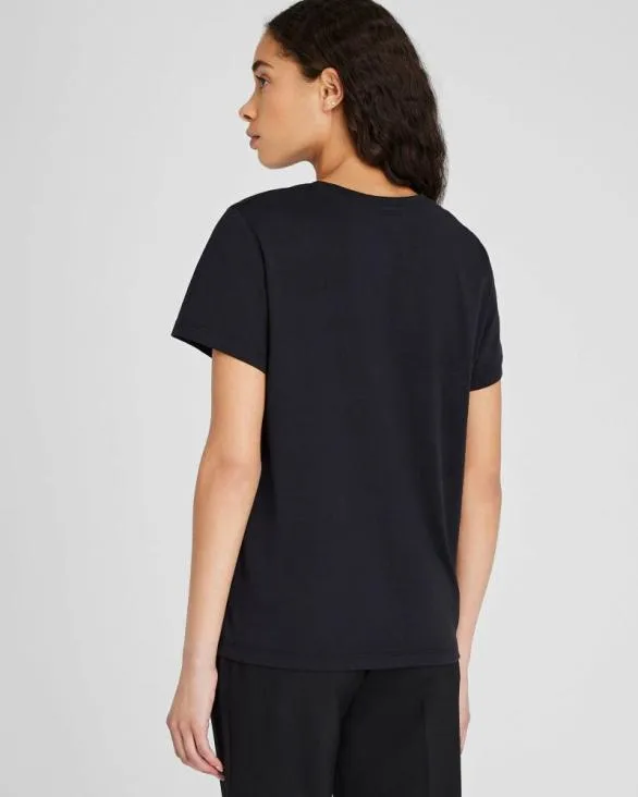 Club Monaco Loungewear The Crew Neck TShirt Black 8211 Women