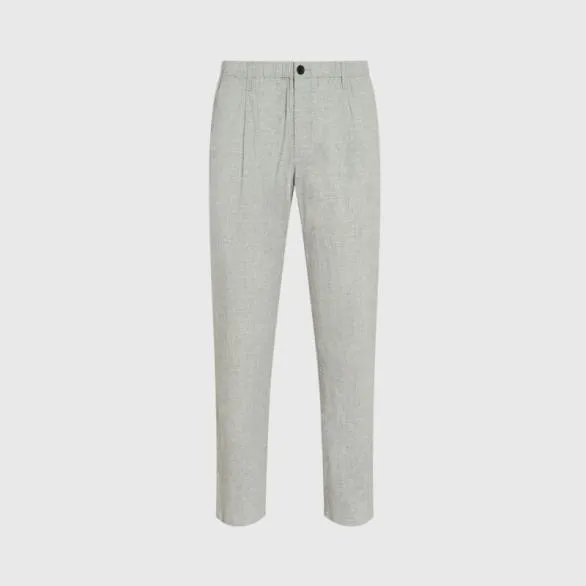 Club Monaco Pants Linen Elasticated Trouser Medium Blue 8211 Men