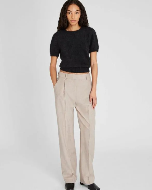 Club Monaco Pants Wool Flannel Trouser Silver Dove 8211 Women