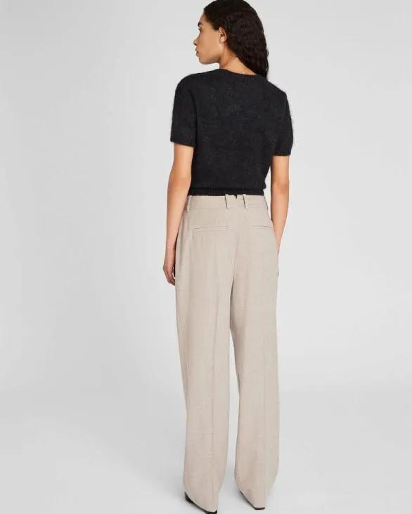 Club Monaco Pants Wool Flannel Trouser Silver Dove 8211 Women