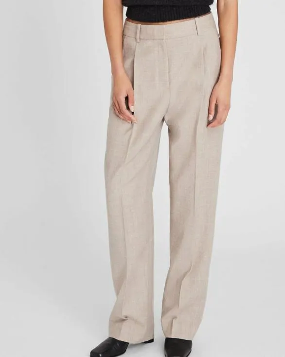 Club Monaco Pants Wool Flannel Trouser Silver Dove 8211 Women