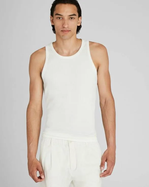 Club Monaco Shirts Ribbed Tank White 8211 Men
