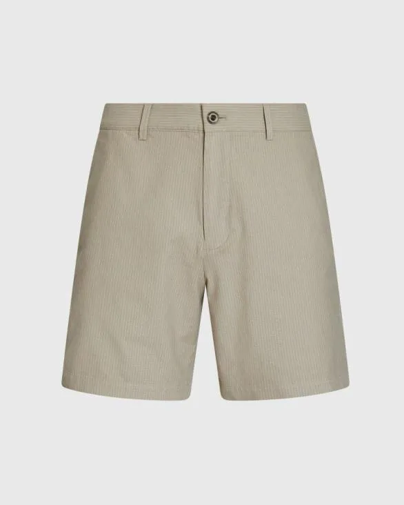 Club Monaco Shorts Baxter MicroStripe 7u201d Shorts Tan Stripe 8211 Men