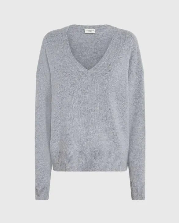 Club Monaco Sweaters Cashmere VNeck Sweater Medium Heather Grey 8211 Women