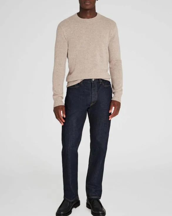 Club Monaco Sweaters Lightweight Cashmere Crewneck Oatmeal Heather 8211 Men