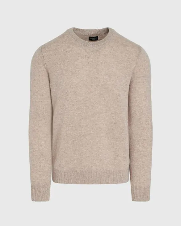 Club Monaco Sweaters Lightweight Cashmere Crewneck Oatmeal Heather 8211 Men