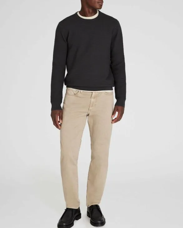 Club Monaco Sweaters Links Stripe Crewneck Black Charcoal 8211 Men