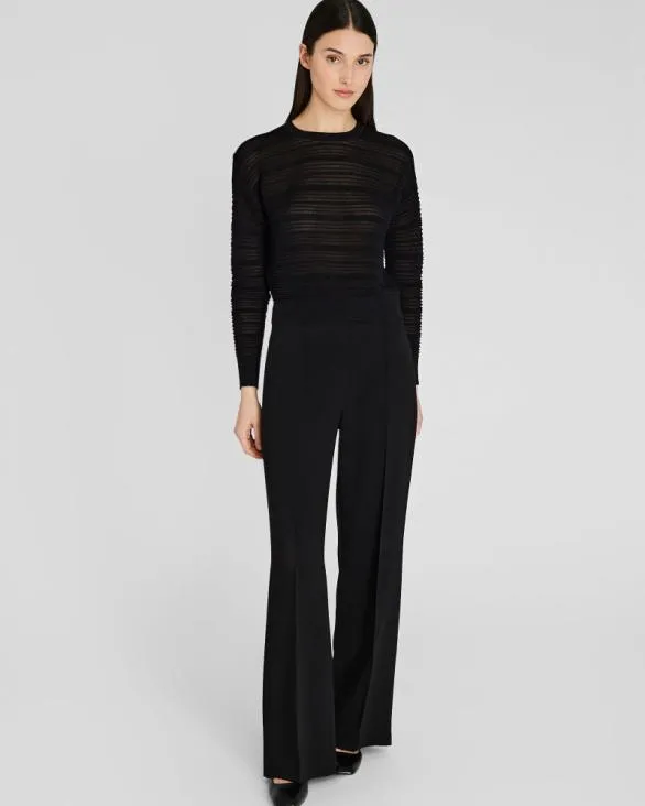 Club Monaco Sweaters Sheer Ottoman Sweater Black 8211 Women