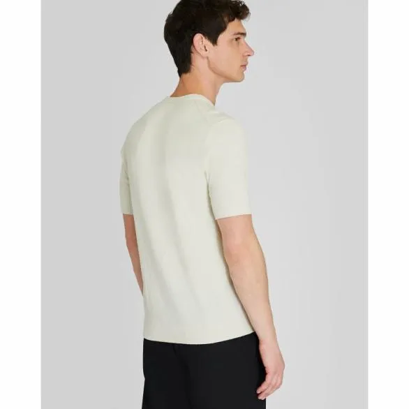 Club Monaco Sweaters Short Sleeve Micro Boucl Crew Off White 8211 Men