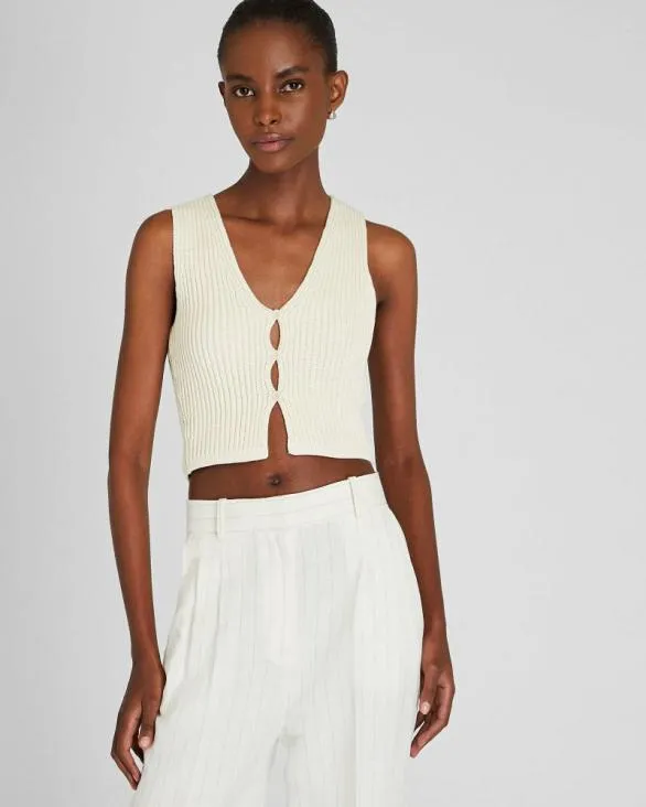 Club Monaco Sweaters Sweater Vest Off White 8211 Women