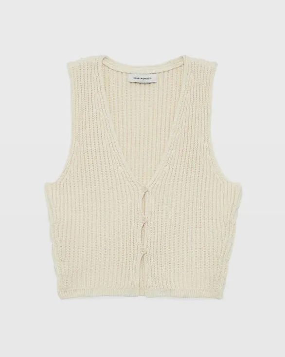 Club Monaco Sweaters Sweater Vest Off White 8211 Women
