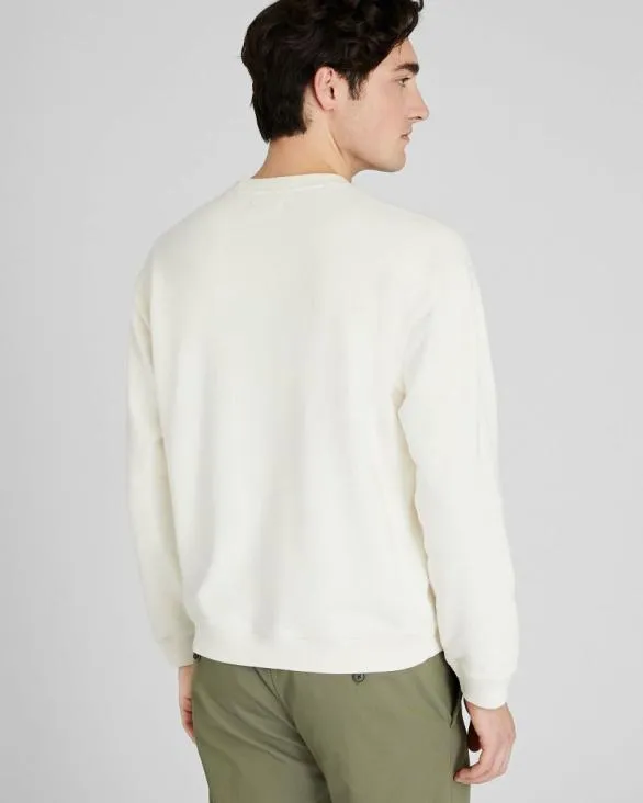 Club Monaco Sweatshirts and Lounge Relaxed Crew Sweatshirt Cream 8211 Men