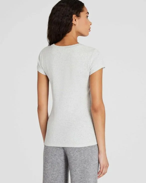 Club Monaco Tees Bowee Tee Light Heather Grey 8211 Women