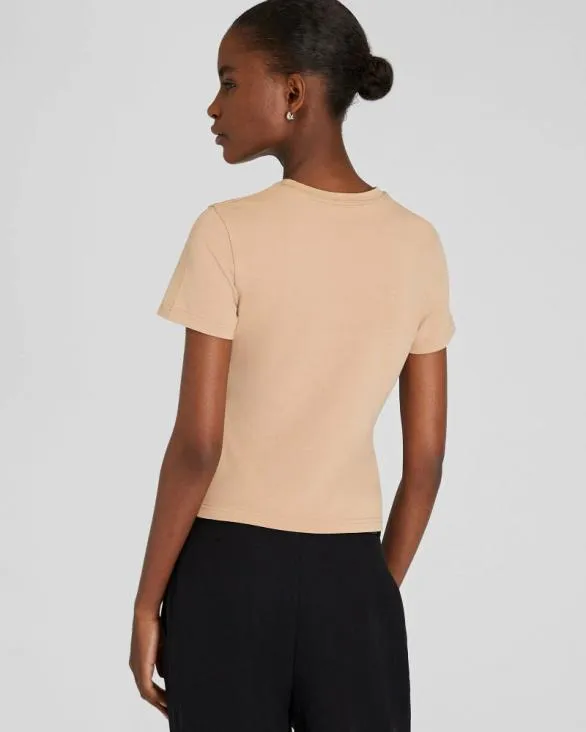 Club Monaco Tees Contour Tee Beige 8211 Women