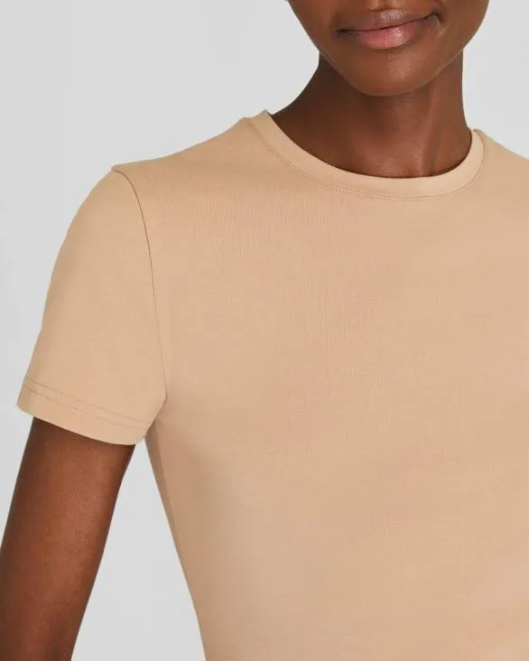 Club Monaco Tees Contour Tee Beige 8211 Women