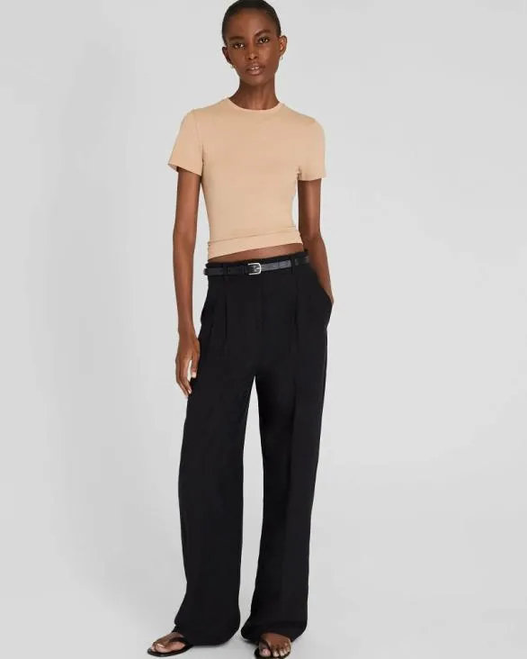 Club Monaco Tees Contour Tee Beige 8211 Women