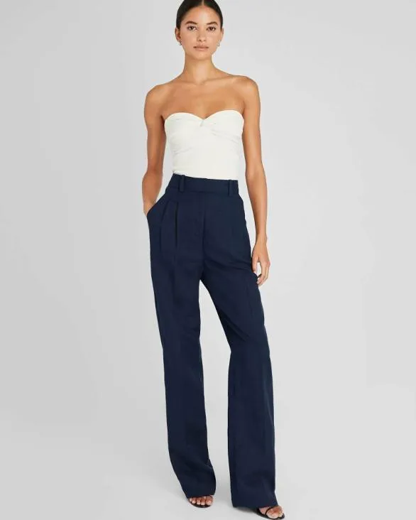 Club Monaco Tops Pliss Bustier Top Antique White 8211 Women