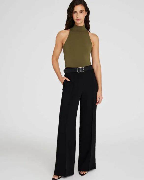 Club Monaco Tops Sleeveless Mockneck Top Peat Moss 8211 Women