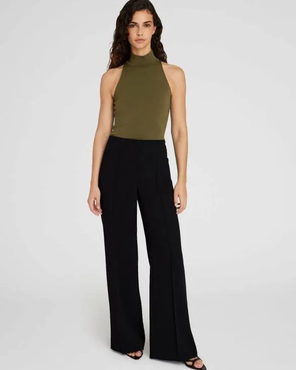 Club Monaco Tops Sleeveless Mockneck Top Peat Moss 8211 Women