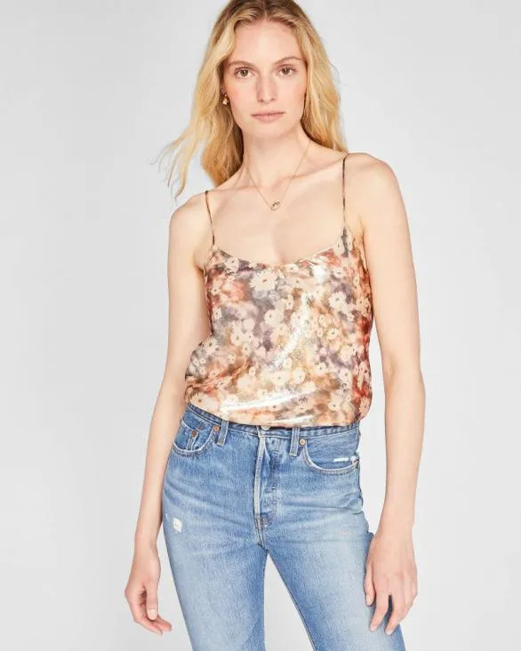 Club Monaco Tops Sunset Shimmer Kora Cami Sunset 8211 Women