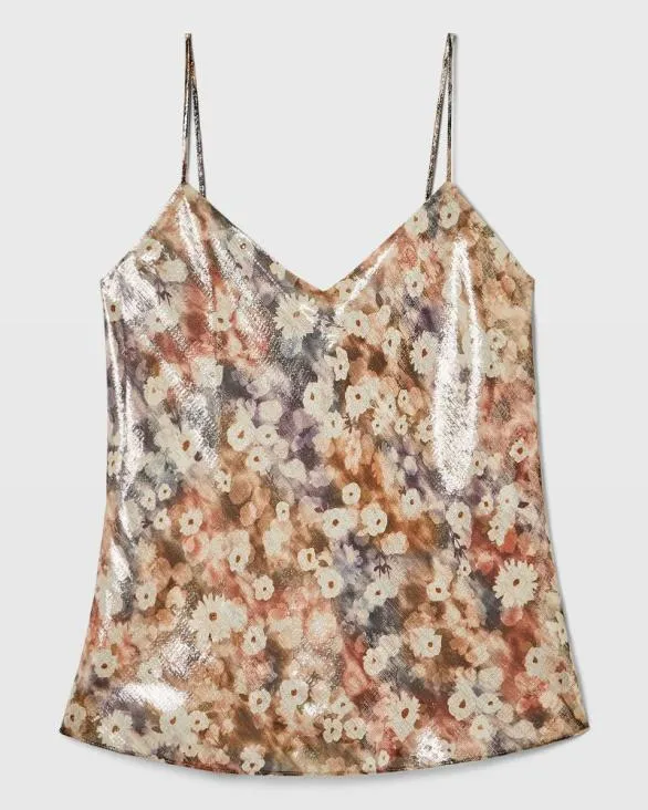 Club Monaco Tops Sunset Shimmer Kora Cami Sunset 8211 Women