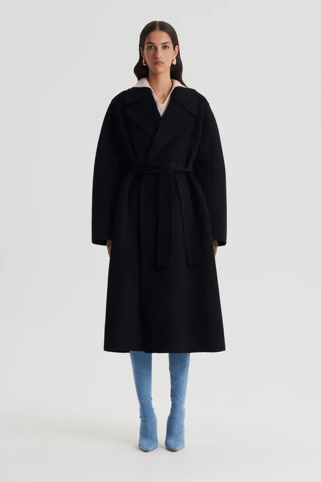Coats WOOL SOFT COAT BLACK Scanlan Theodore Women