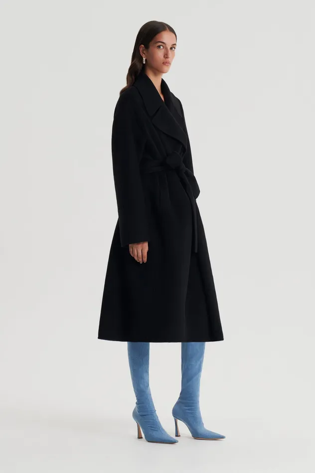Coats WOOL SOFT COAT BLACK Scanlan Theodore Women