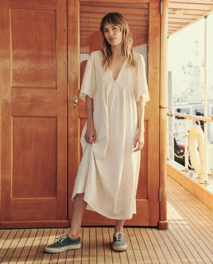 Collection The Great The Arbor Dress Cream