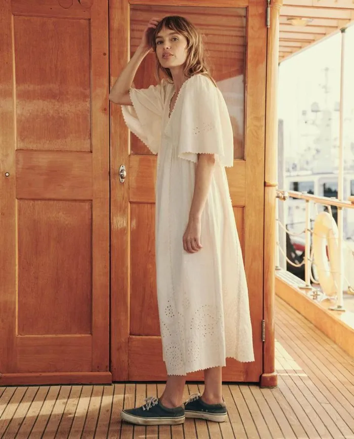Collection The Great The Arbor Dress Cream